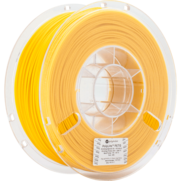 PETG filament Gul til 3D Printer