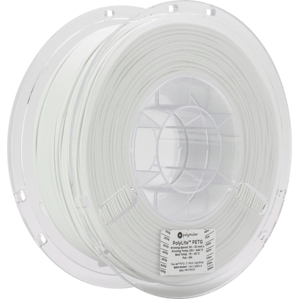 PETG filament Hvid til 3D Printer