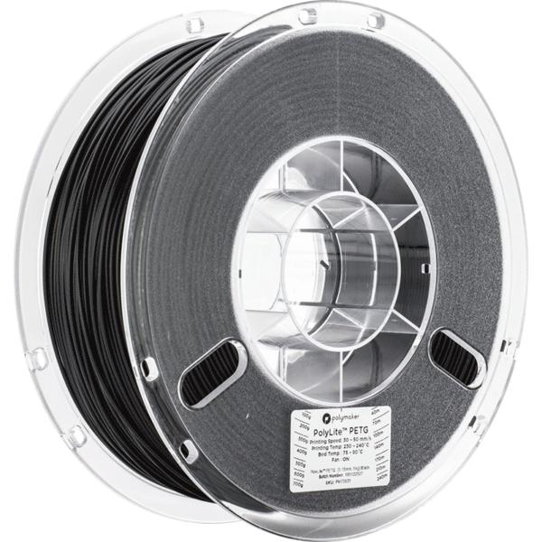 PETG filament Sort til 3D Printer