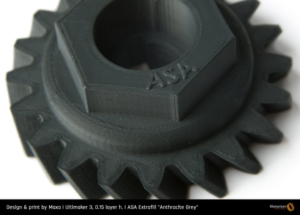 Alternative view of ASA filament Antracitgrå 1,75mm - Fillamentum